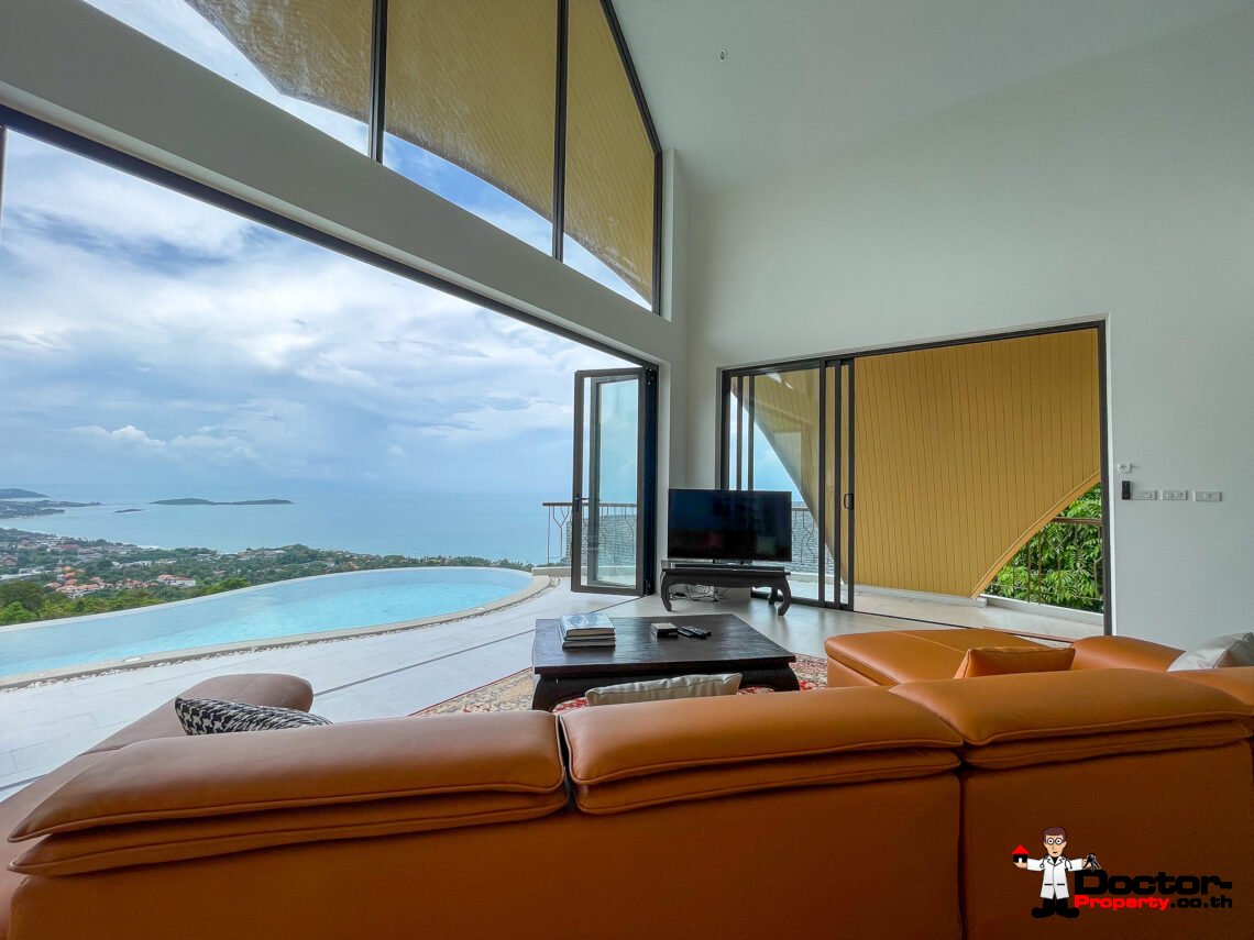 New 2 Bedroom Sea View Villa – Chaweng Noi, Koh Samui – For Sale