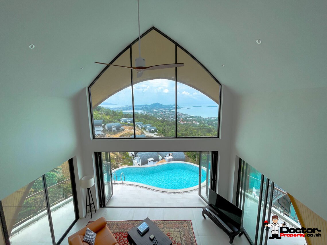 New 2 Bedroom Sea View Villa – Chaweng Noi, Koh Samui – For Sale