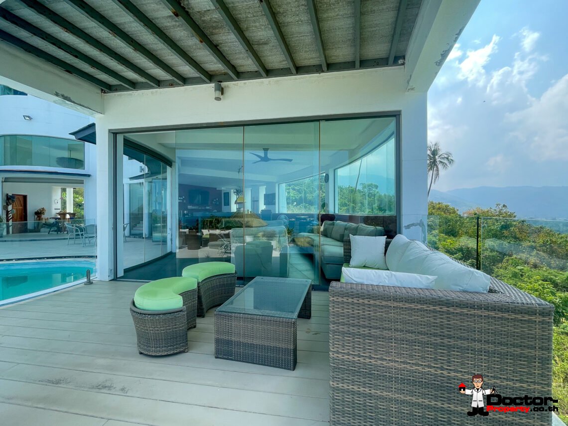 Charming 7 Bedroom Sea View Villa in Bang Makham, Koh Samui – For Sale