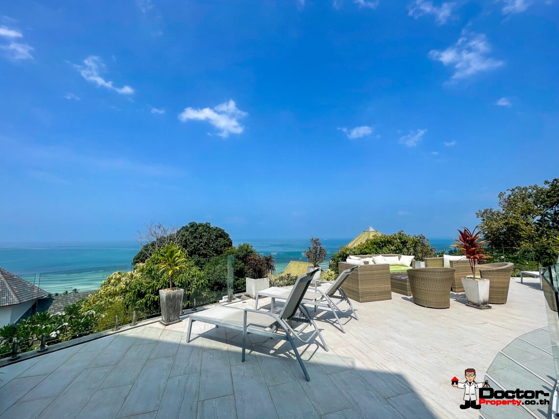 Charming 7 Bedroom Sea View Villa in Bang Makham, Koh Samui – For Sale