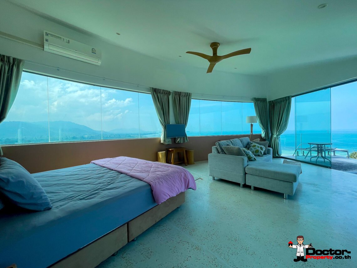 Charming 7 Bedroom Sea View Villa in Bang Makham, Koh Samui – For Sale
