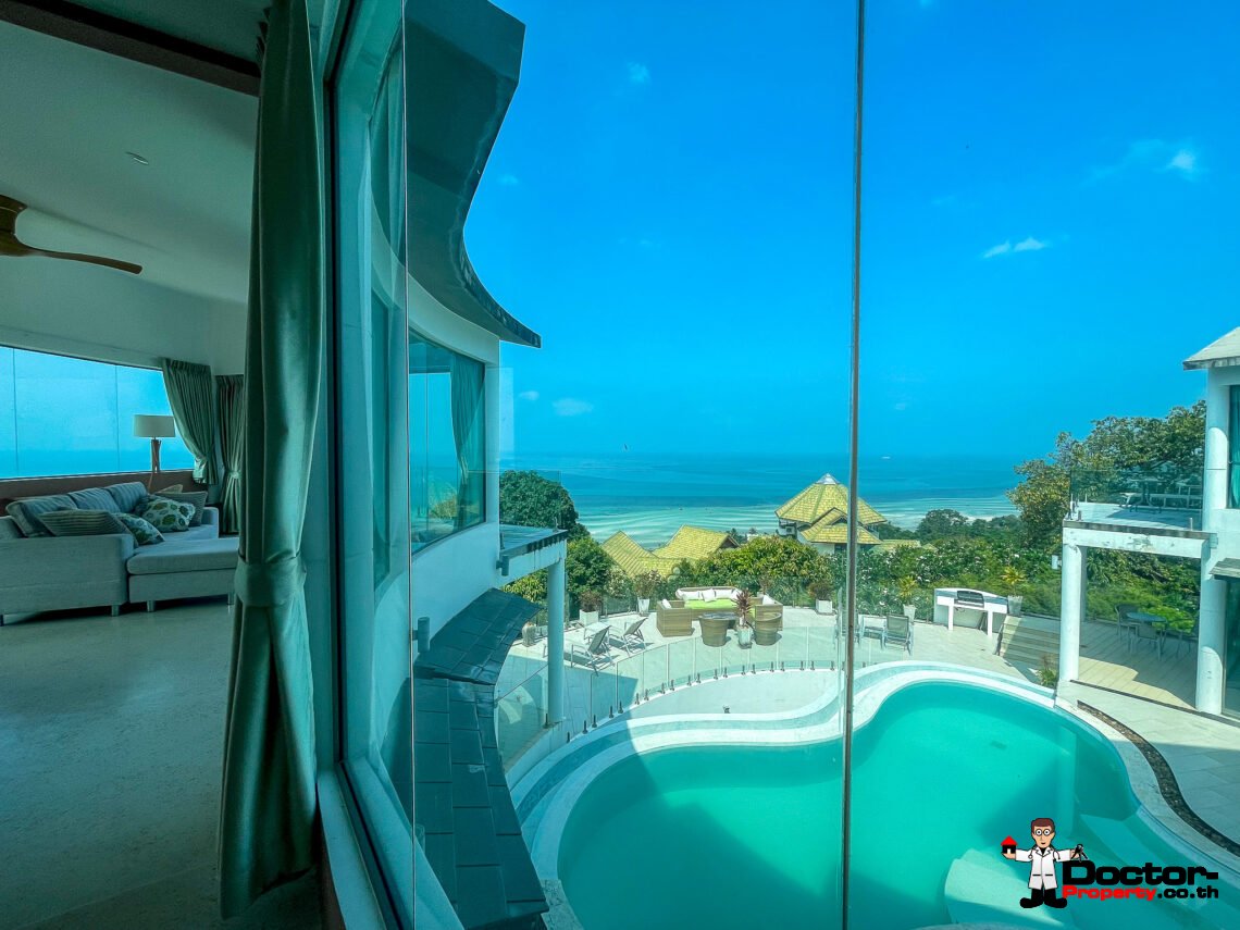 Charming 7 Bedroom Sea View Villa in Bang Makham, Koh Samui – For Sale