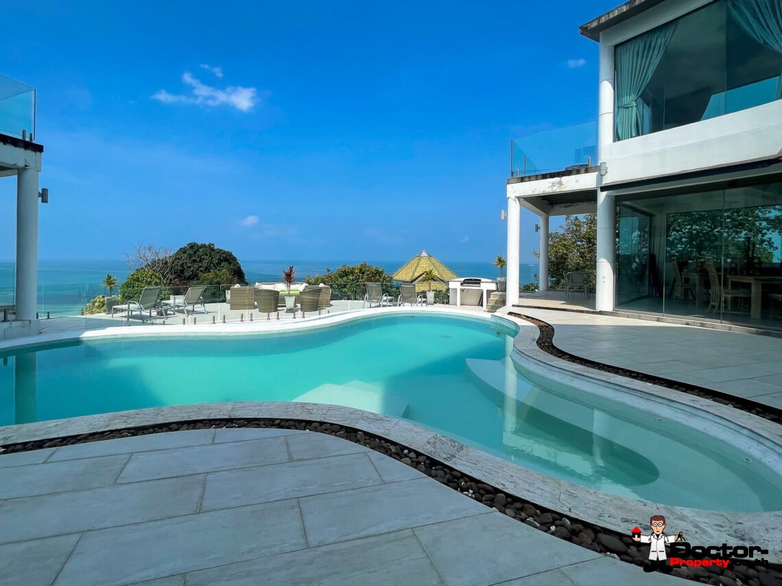 Charming 7 Bedroom Sea View Villa in Bang Makham, Koh Samui – For Sale