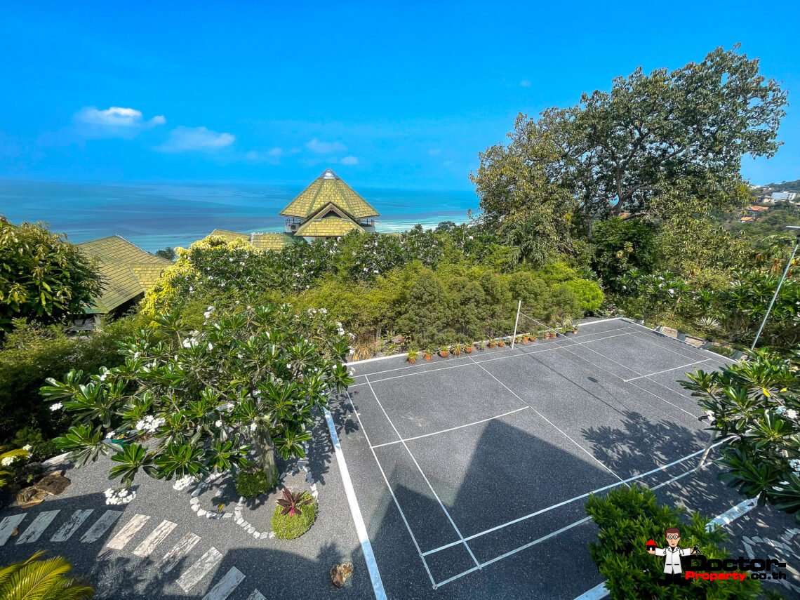 Charming 7 Bedroom Sea View Villa in Bang Makham, Koh Samui – For Sale