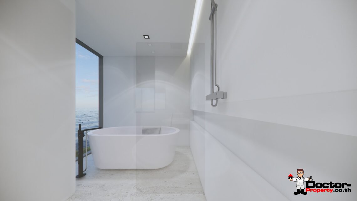 New 3 Bedroom Villa with Sea View and Pool – Chaweng Noi, Koh Samui – For Sale