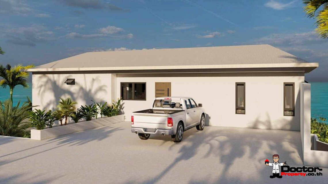 New Modern Style 3 bedroom Sea View Villa – Lamai, Koh Samui – For Sale