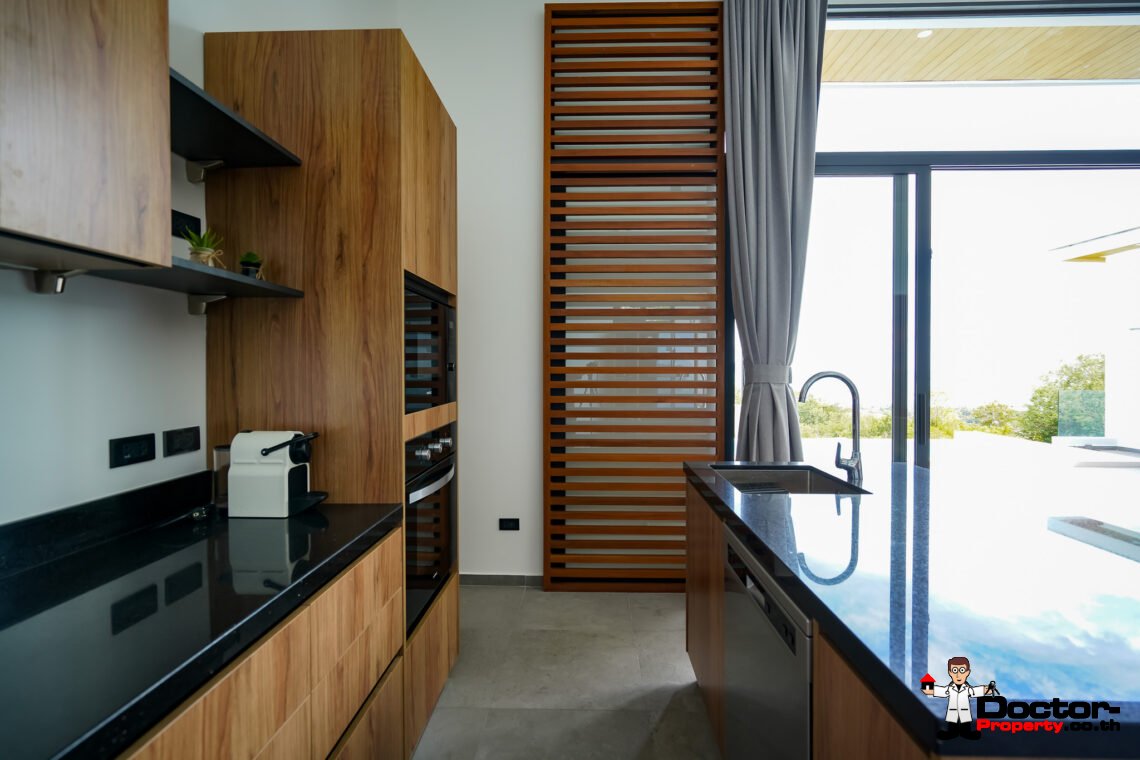 New Stunning 3 Bedroom Sea View Villa – Bophut Hills, Koh Samui – For Sale