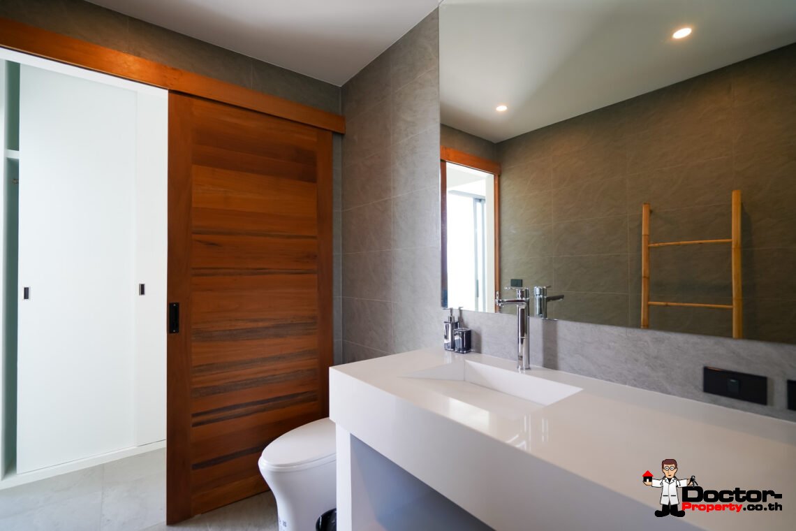 New Stunning 3 Bedroom Sea View Villa – Bophut Hills, Koh Samui – For Sale