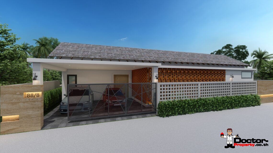 New Modern 3 Bedroom Pool Villa in Bophut – Koh Samui – For Sale