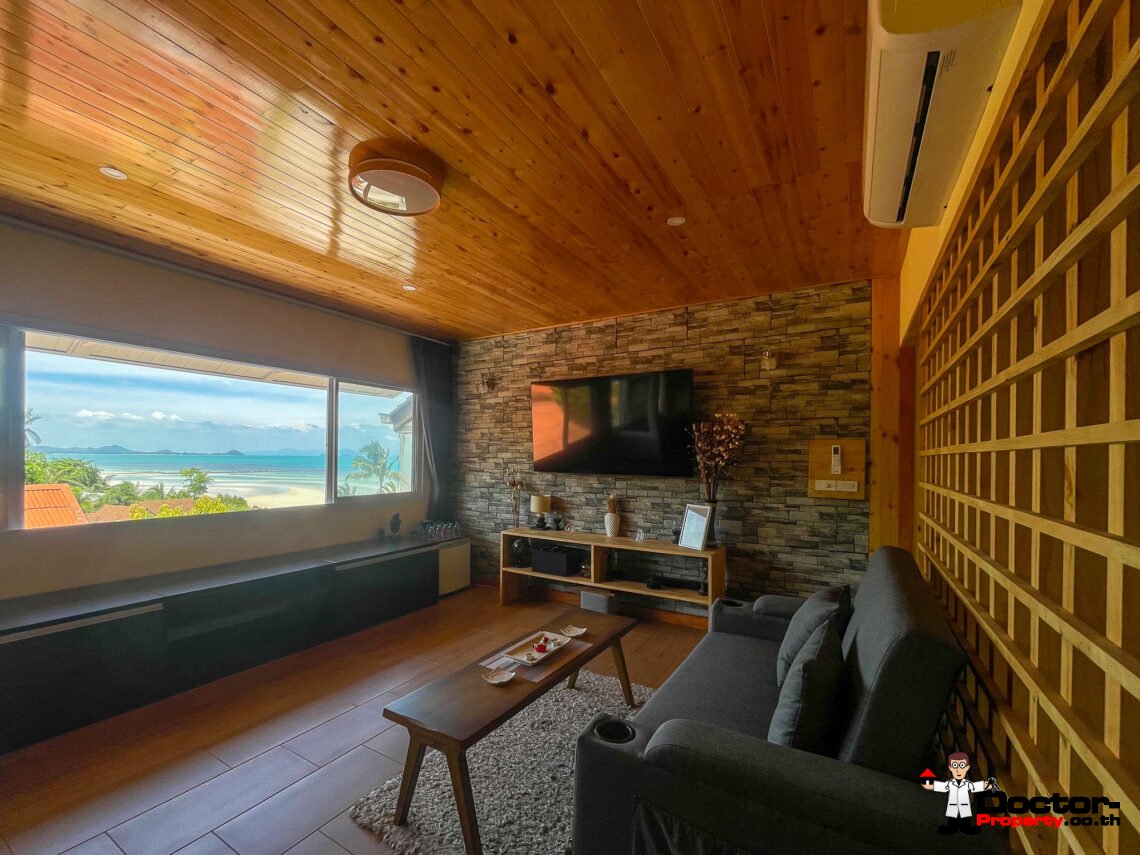 Modern 2 Bedroom Villa with Sea View in Bang Por, Koh Samui – For Sale
