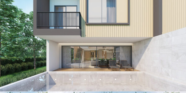 New 2 Bedroom Townhouse Pool Villa in Plai Leam, Koh Samui – For Sale