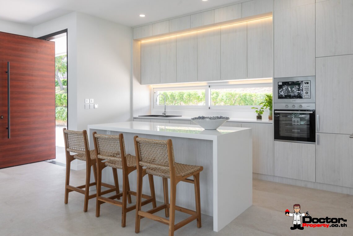 New Luxury 3 Bedroom Villa with Sea View in Bang Por, Koh Samui – For Sale