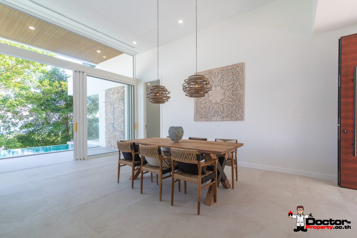 New Luxury 3 Bedroom Villa with Sea View in Bang Por, Koh Samui – For Sale