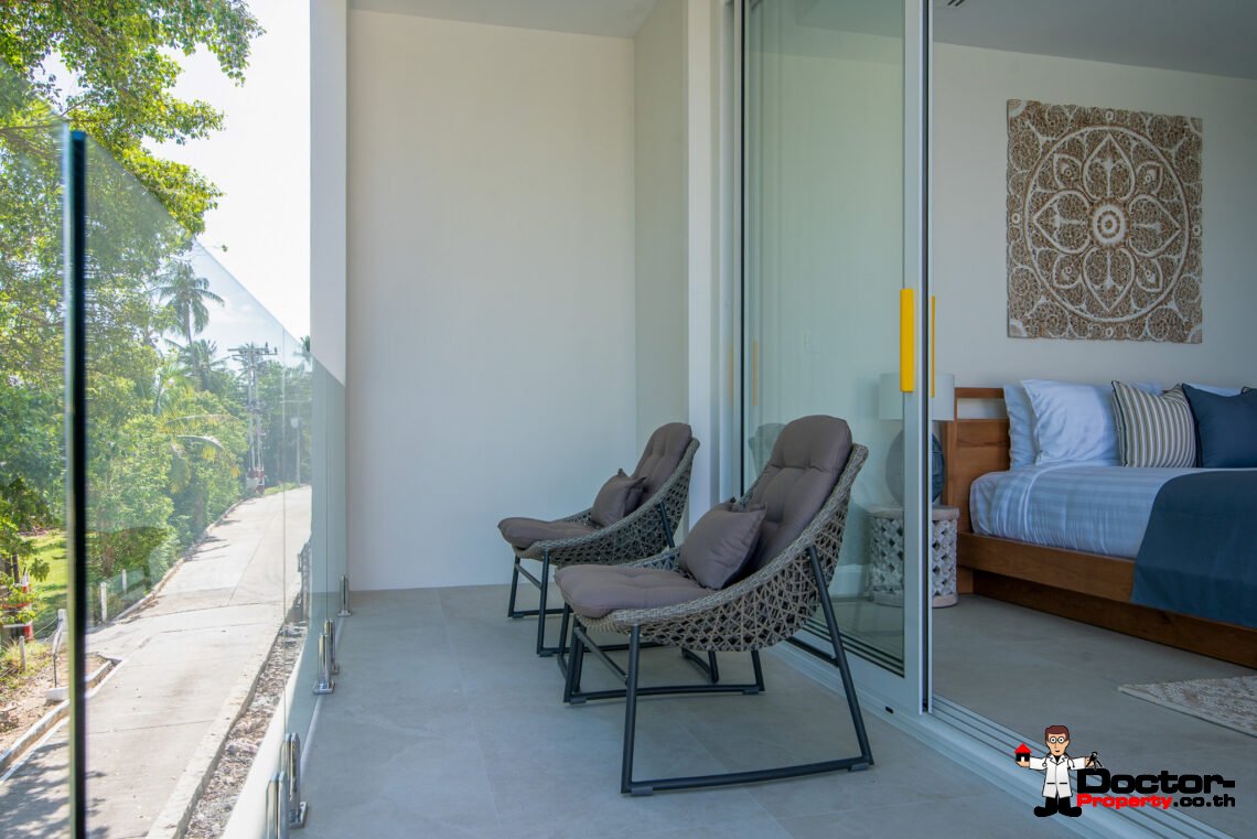 New Luxury 3 Bedroom Villa with Sea View in Bang Por, Koh Samui – For Sale