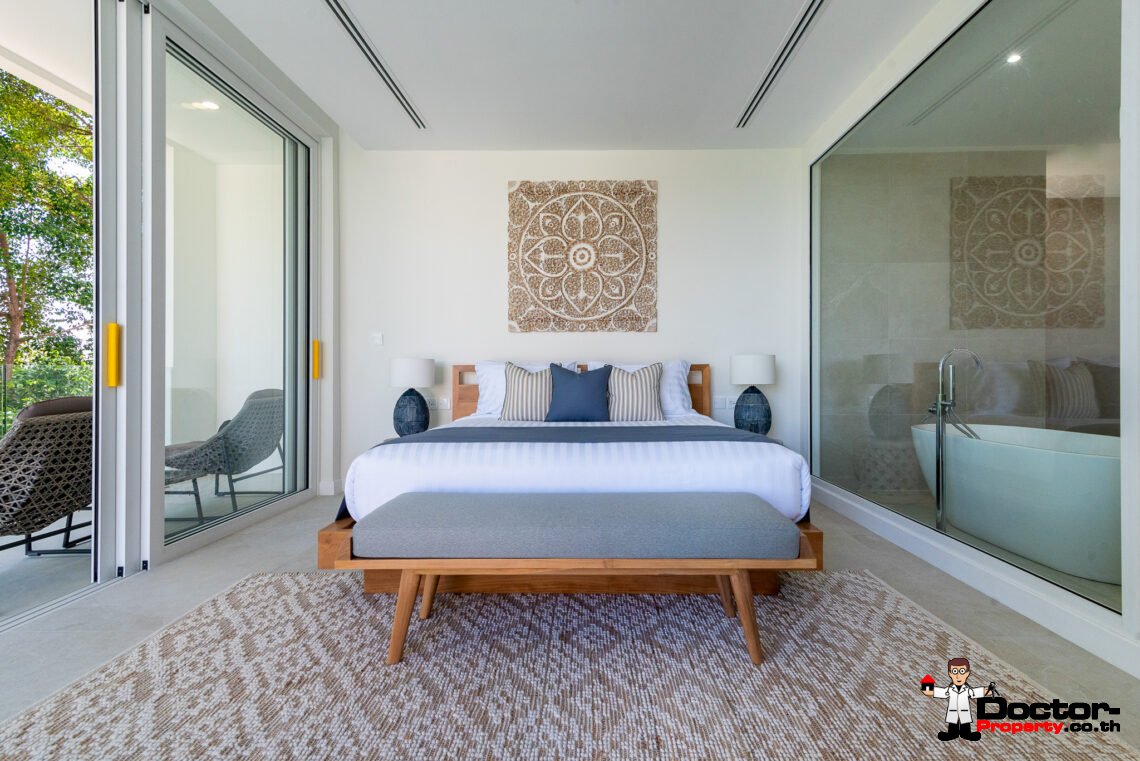 New Luxury 3 Bedroom Villa with Sea View in Bang Por, Koh Samui – For Sale