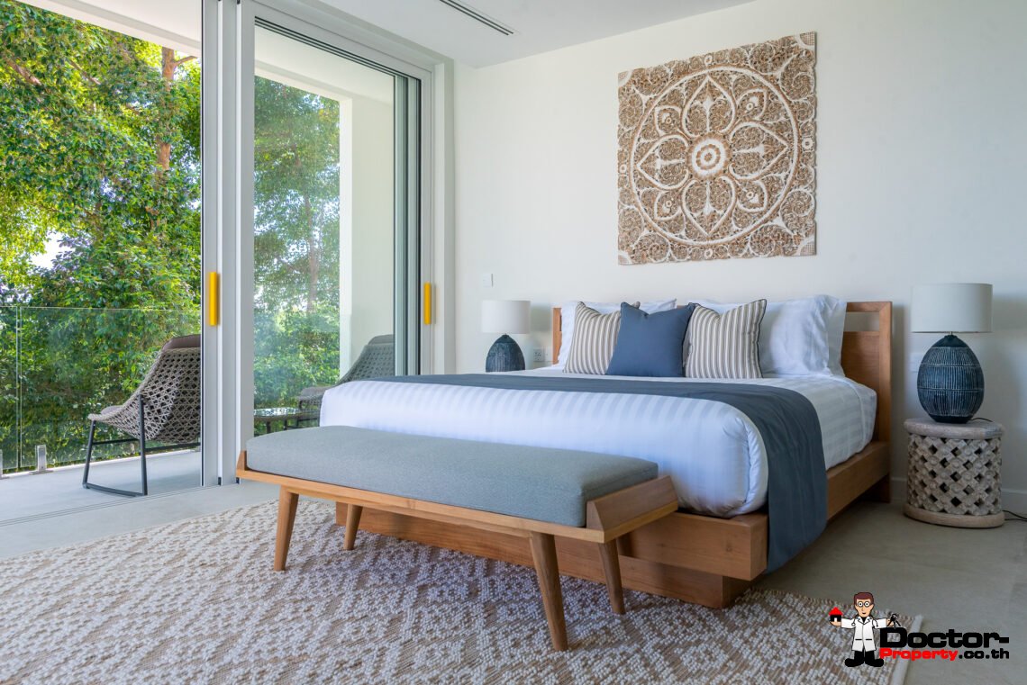 New Luxury 3 Bedroom Villa with Sea View in Bang Por, Koh Samui – For Sale
