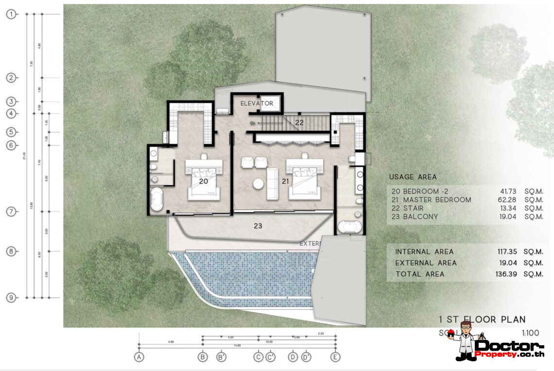 New Luxury 4 Bedroom Villa with Sea View in Bang Por, Koh Samui – For Sale