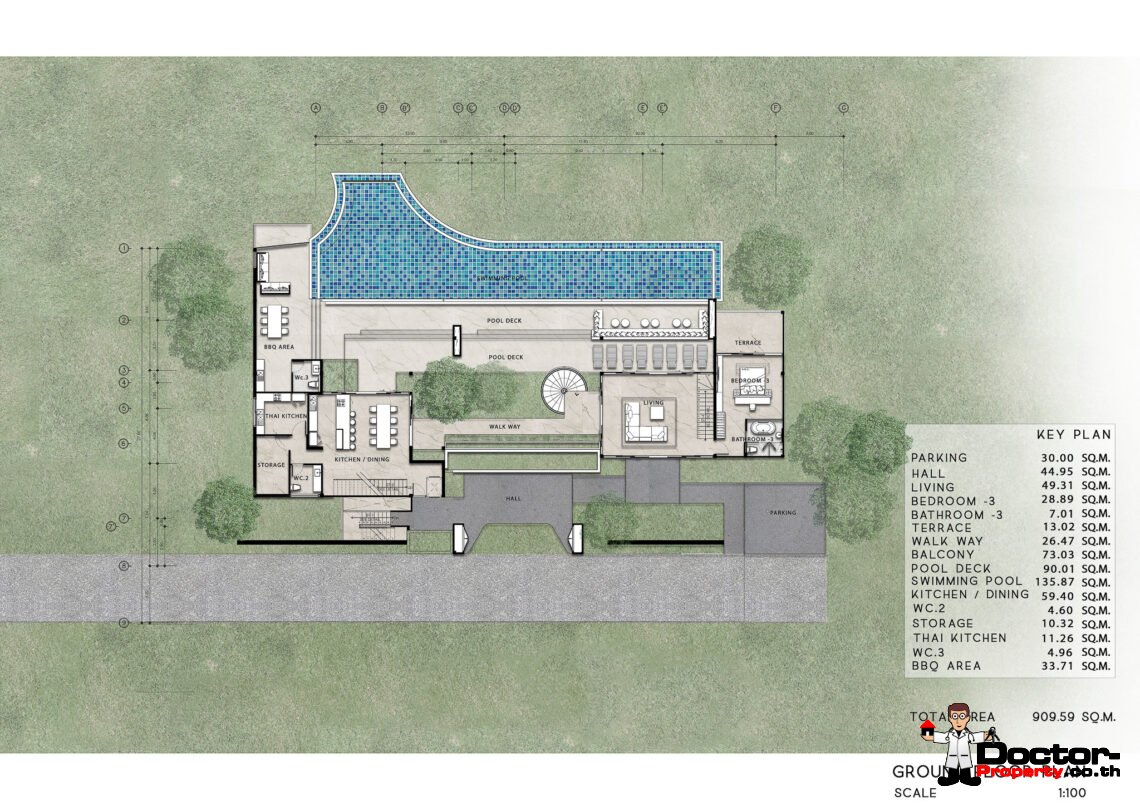 New Luxury 5 Bedroom Villa with Sea View in Bang Por, Koh Samui – For Sale