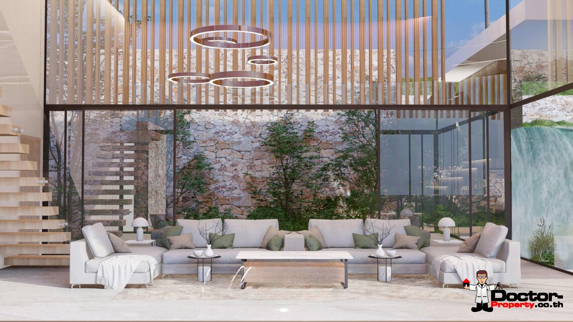 New Luxury 5 Bedroom Villa with Sea View in Bang Por, Koh Samui – For Sale