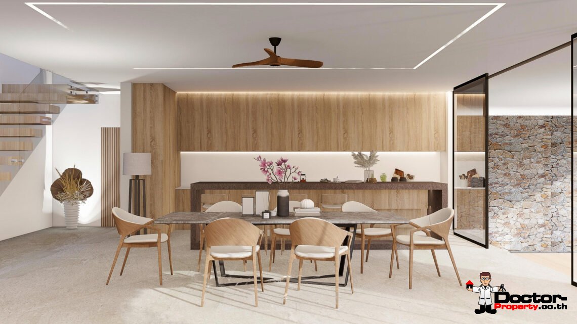 New Luxury 5 Bedroom Villa with Sea View in Bang Por, Koh Samui – For Sale