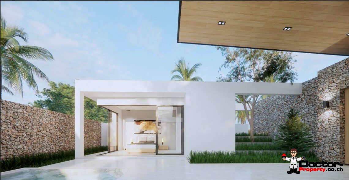 New Modern 4 Bedroom Private Pool Villa in Bang Por, Koh Samui – For Sale