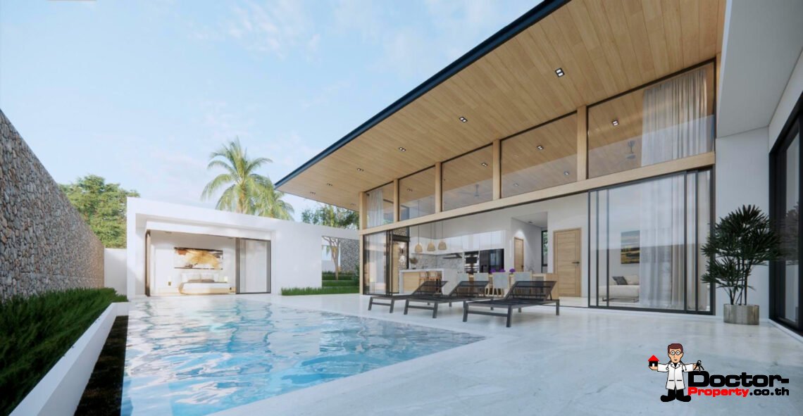New Modern 4 Bedroom Private Pool Villa in Bang Por, Koh Samui – For Sale