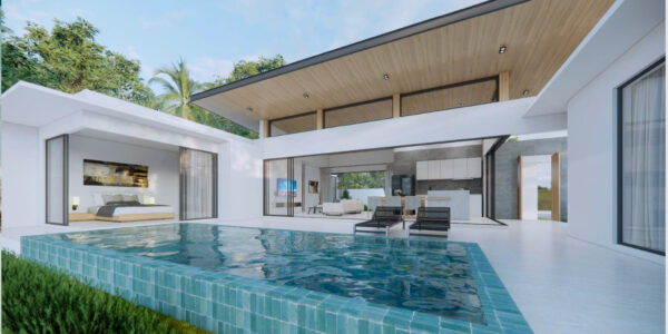 New Modern 3 Bedroom Pool Villa in Bang Por, Koh Samui – For Sale