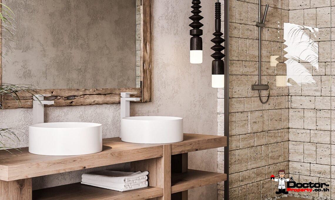 New 3 Bedroom Pool Villa with Seaview – Chaweng Noi, Samui – For Sale