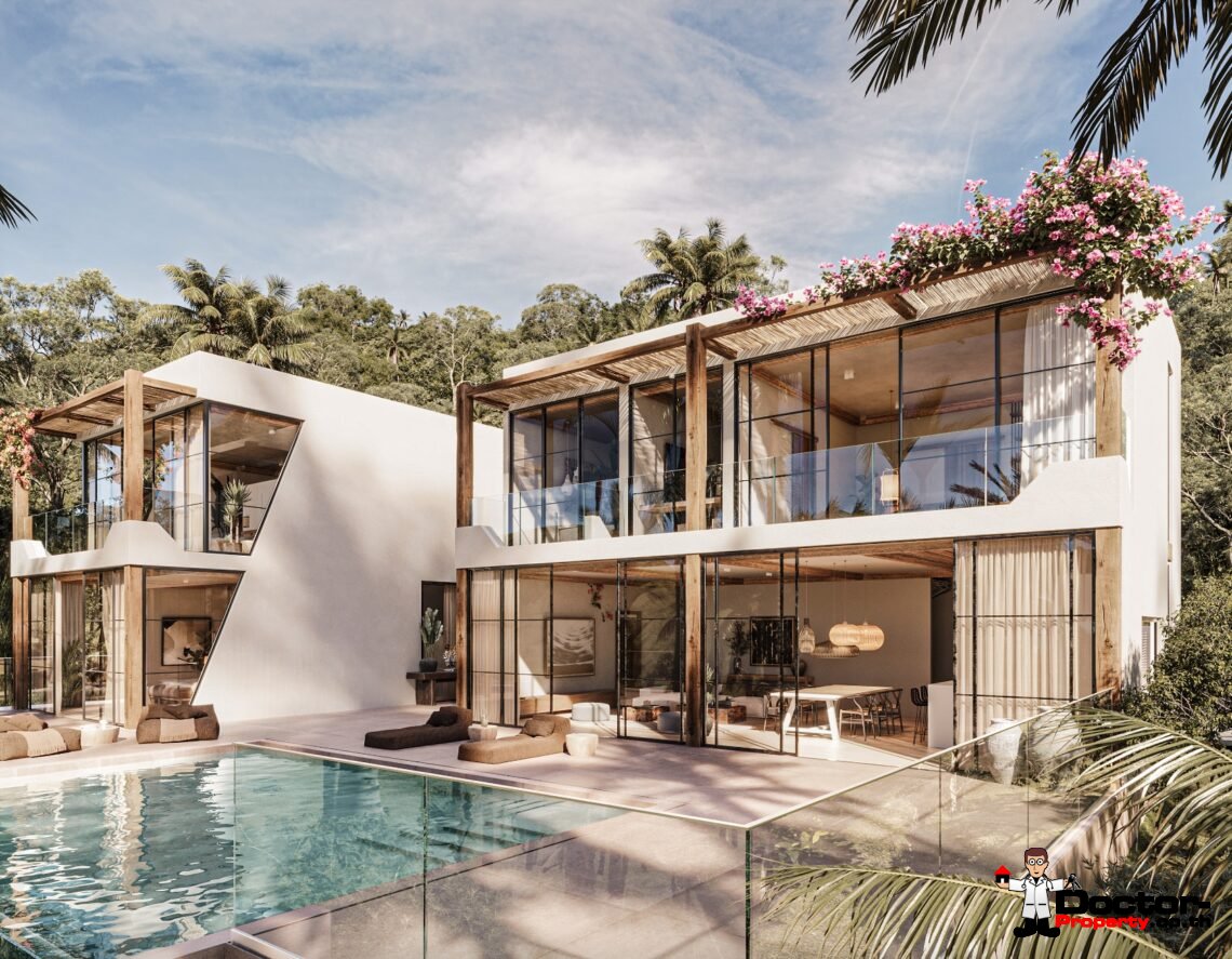 New 3 Bedroom Pool Villa with Seaview – Chaweng Noi, Samui – For Sale