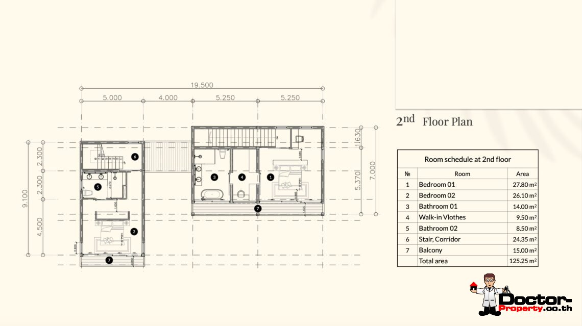 New 3 Bedroom Pool Villa with Seaview – Chaweng Noi, Samui – For Sale