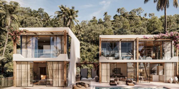 New 3 Bedroom Pool Villa with Seaview – Chaweng Noi, Samui – For Sale