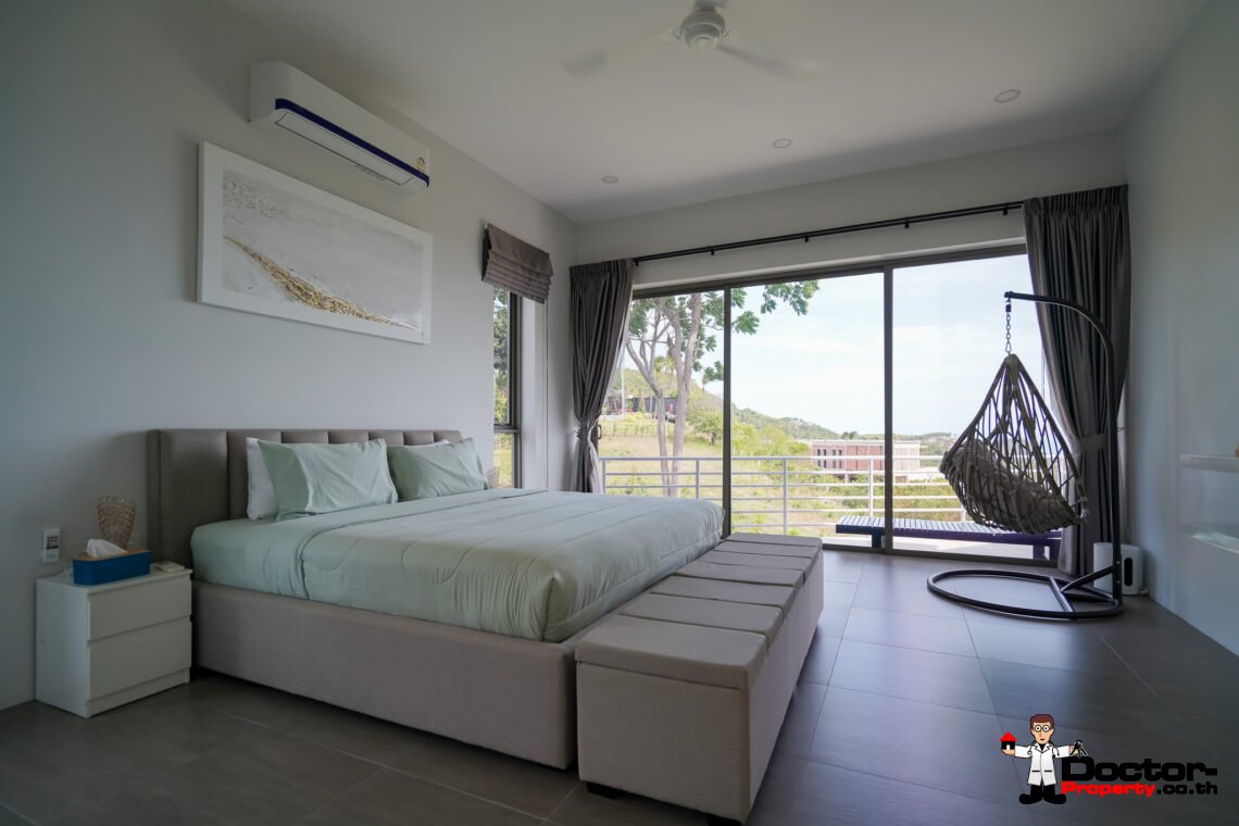 New Luxury 5 Bedroom with Sea View Villa in Bo Phut, Koh Samui – For Sale