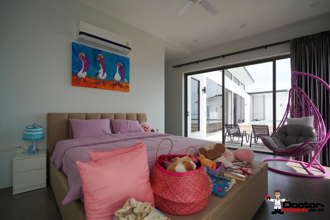 New Luxury 5 Bedroom with Sea View Villa in Bo Phut, Koh Samui – For Sale