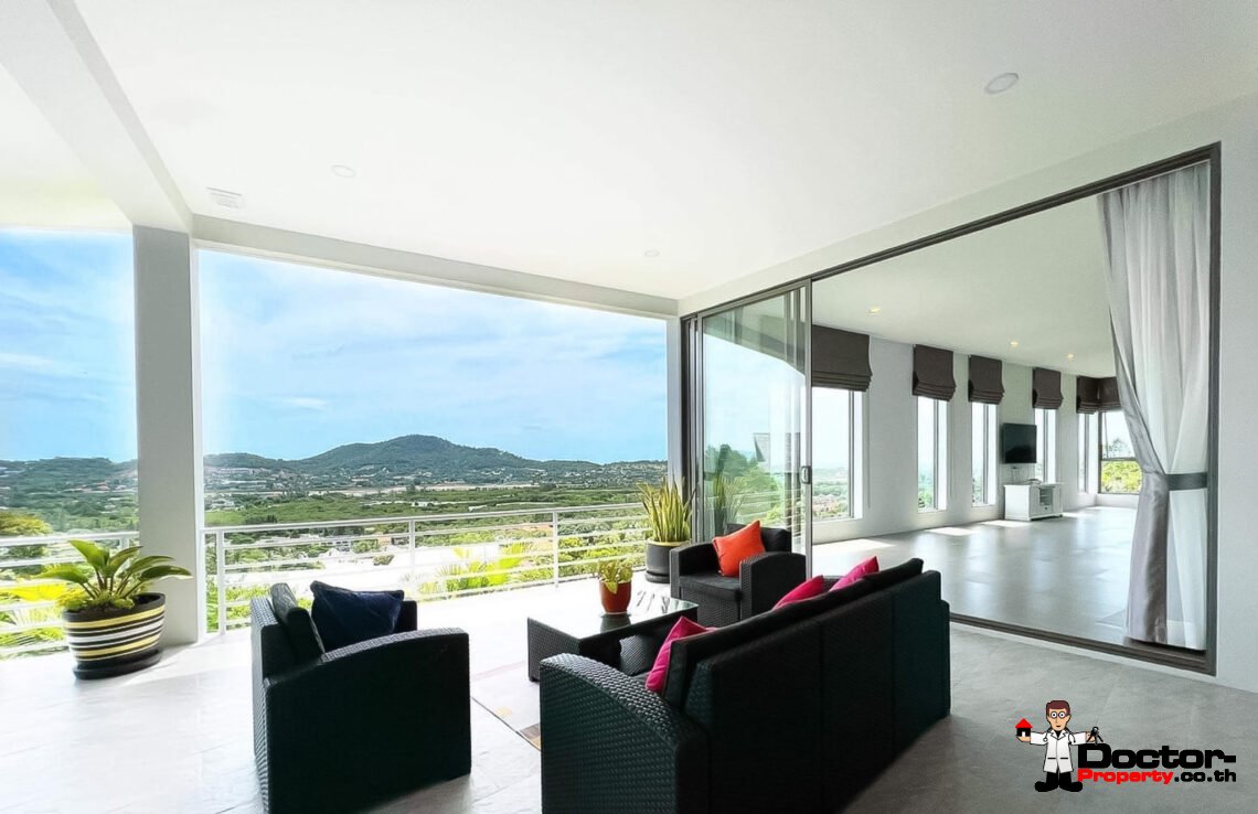 New Luxury 5 Bedroom with Sea View Villa in Bo Phut, Koh Samui – For Sale