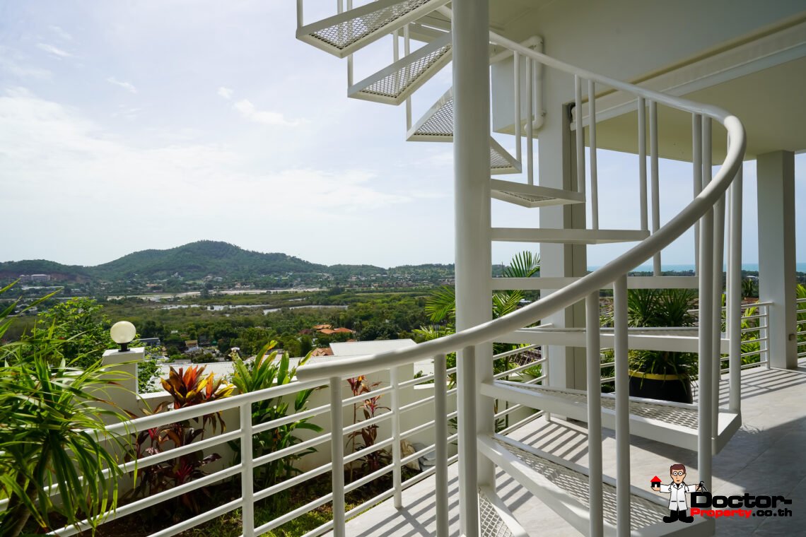 New Luxury 5 Bedroom with Sea View Villa in Bo Phut, Koh Samui – For Sale