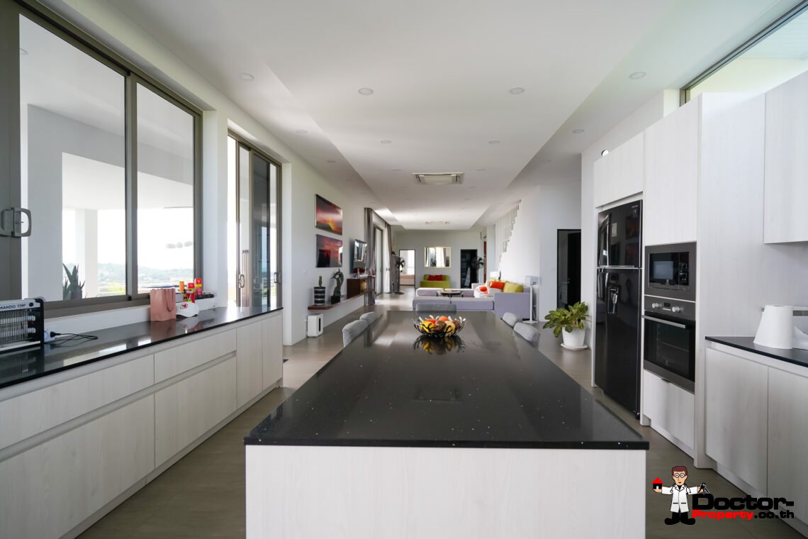 New Luxury 5 Bedroom with Sea View Villa in Bo Phut, Koh Samui – For Sale