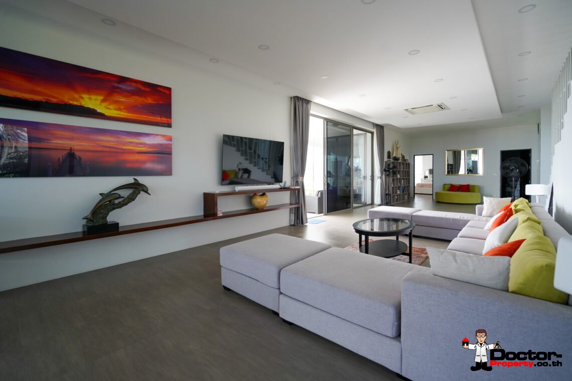 New Luxury 5 Bedroom with Sea View Villa in Bo Phut, Koh Samui – For Sale