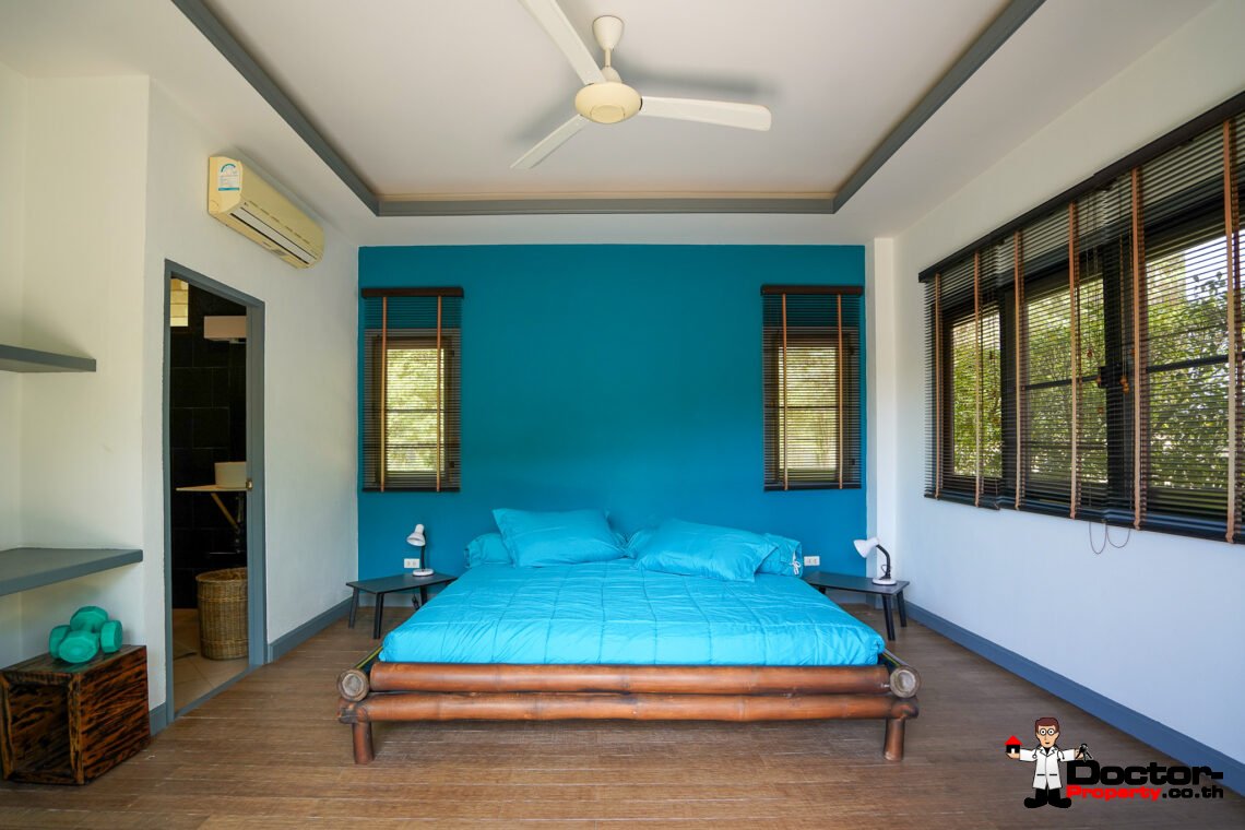 Spacious 5 Bedroom Private Pool Villa with Sea View – Bo Phut, Koh Samui – For Sale