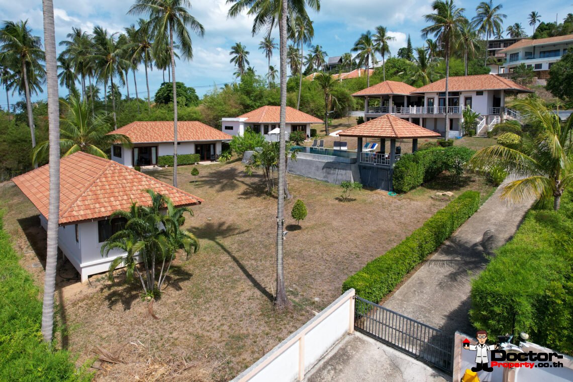 Spacious 5 Bedroom Private Pool Villa with Sea View – Bo Phut, Koh Samui – For Sale