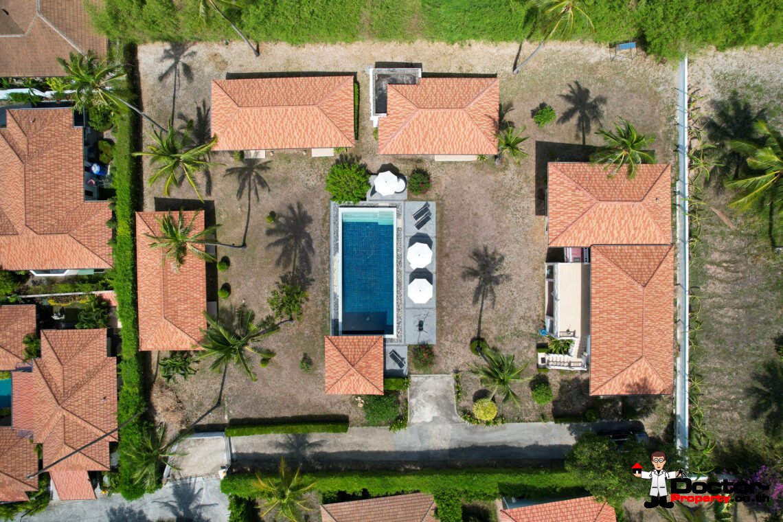Spacious 5 Bedroom Private Pool Villa with Sea View – Bo Phut, Koh Samui – For Sale