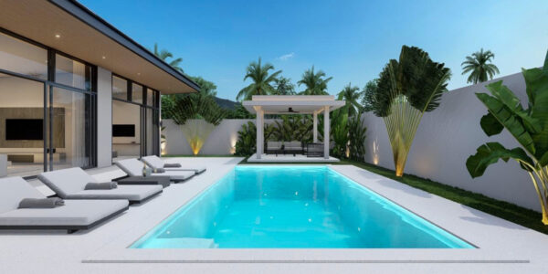 New Modern 3 Bedroom Private Pool Villa near Fisherman’s Village – Bophut, Koh Samui – For Sale