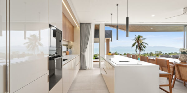 New Luxury 4 Bedroom Villa with Sea View in Bang Por, Koh Samui – For Sale