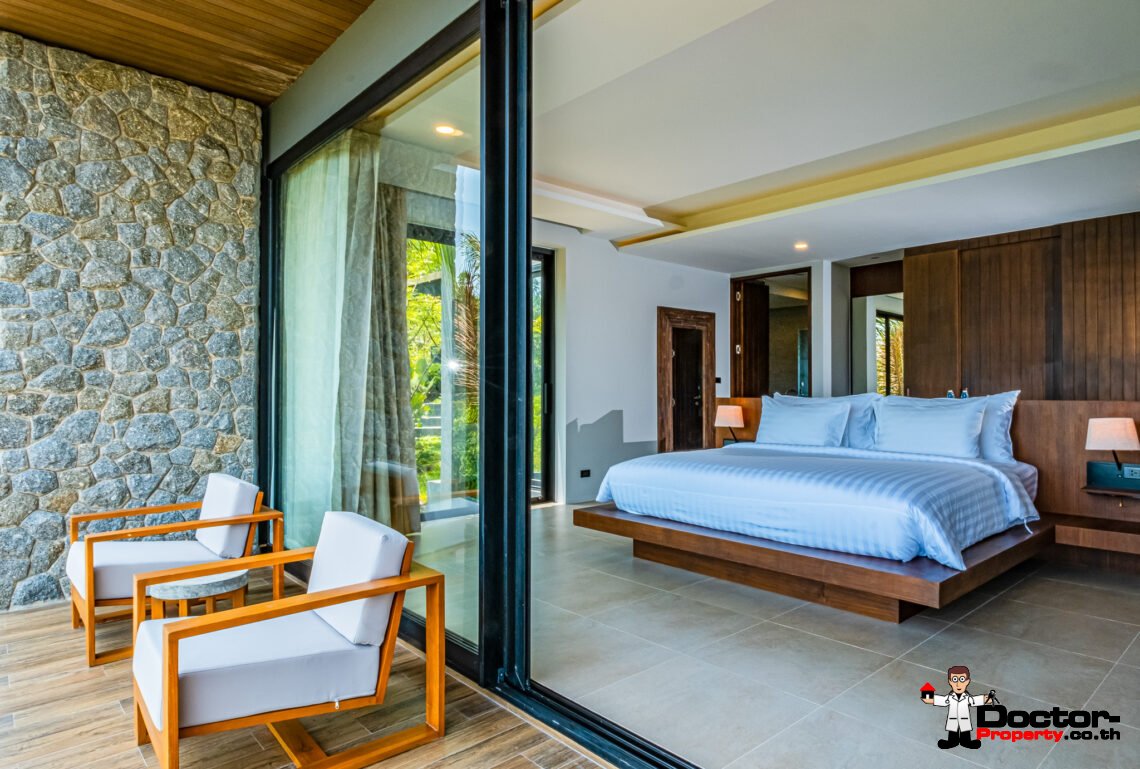 New Luxury 5 Bedroom with Stunning Sea view in Chaweng Noi, Koh Samui – For Sale