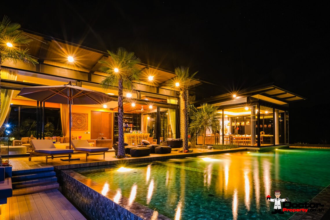 New Luxury 5 Bedroom with Stunning Sea view in Chaweng Noi, Koh Samui – For Sale