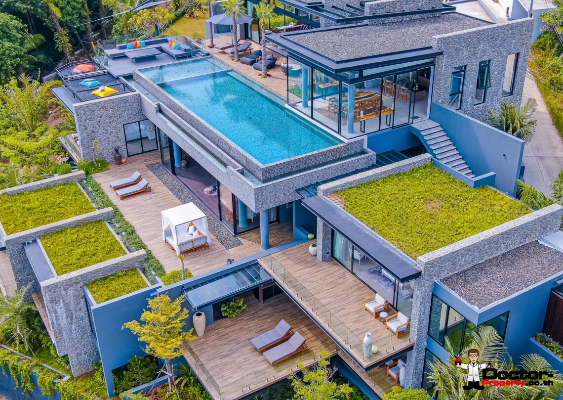 New Luxury 5 Bedroom with Stunning Sea view in Chaweng Noi, Koh Samui – For Sale