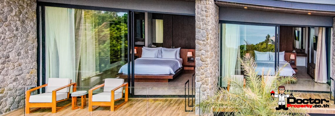 New Luxury 5 Bedroom with Stunning Sea view in Chaweng Noi, Koh Samui – For Sale