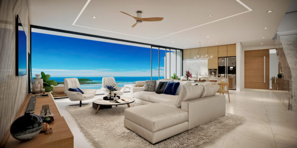 New 5 Bedroom Sea View Villa in Bo Phut, Koh Samui – For Sale