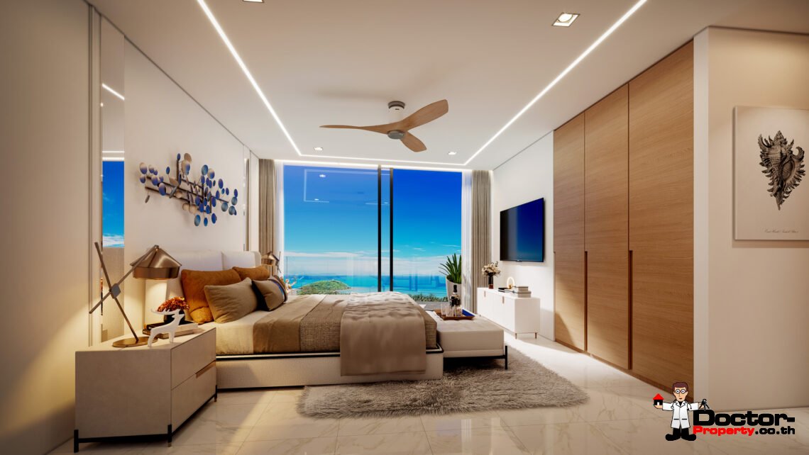 New 5 Bedroom Sea View Villa in Bo Phut, Koh Samui – For Sale