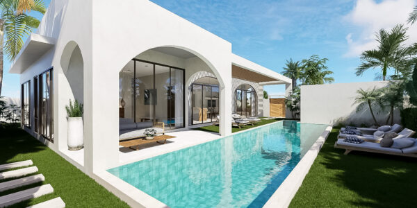 New Modern 3 Bedroom Garden Villa in Mae Nam, Koh Samui – For Sale