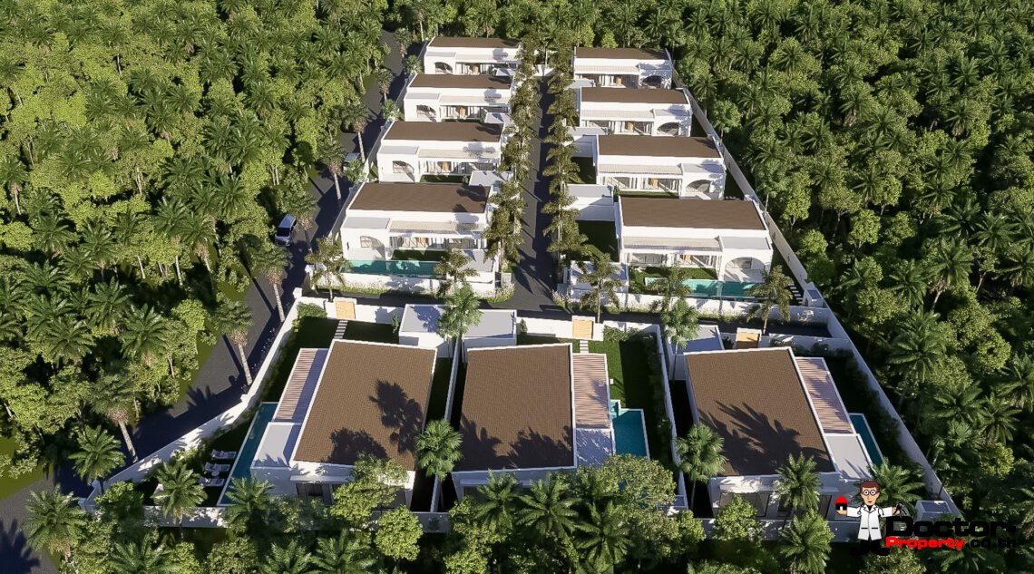 New Modern 3 Bedroom Garden Villa in Mae Nam, Koh Samui – For Sale